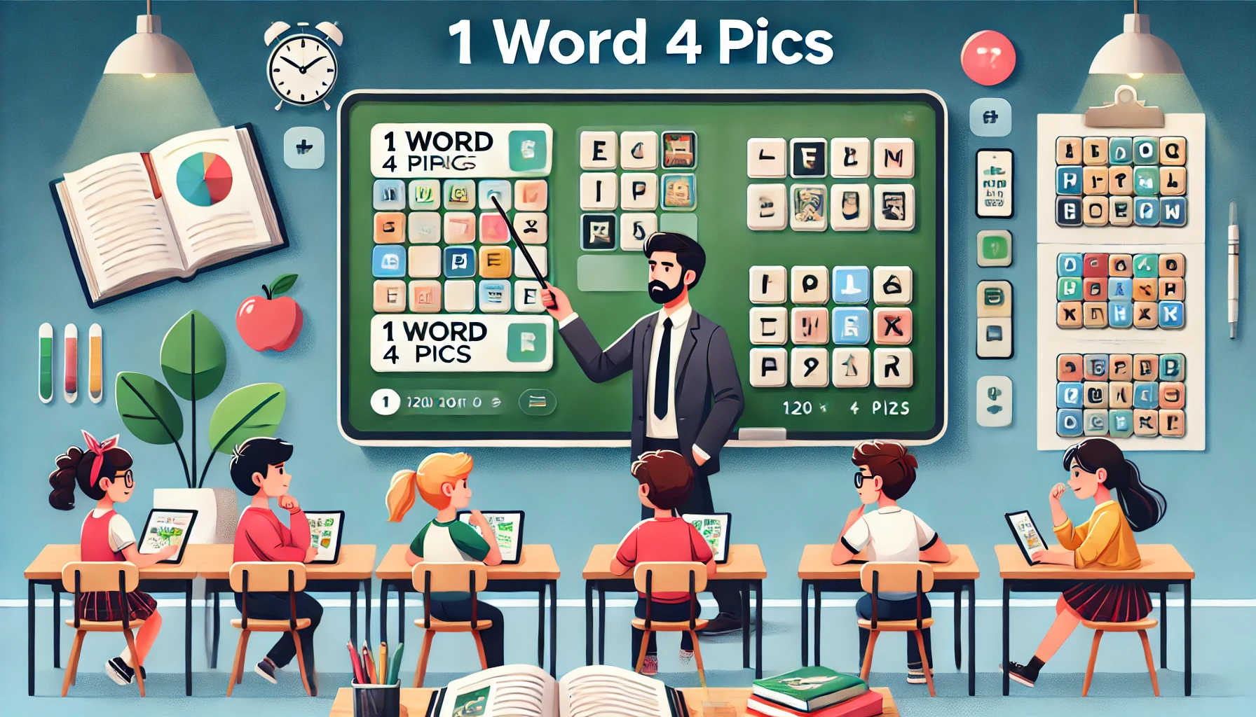 Gamification of Learning How Teachers Use 1 Word 4 Pics Puzzles in the Classroom